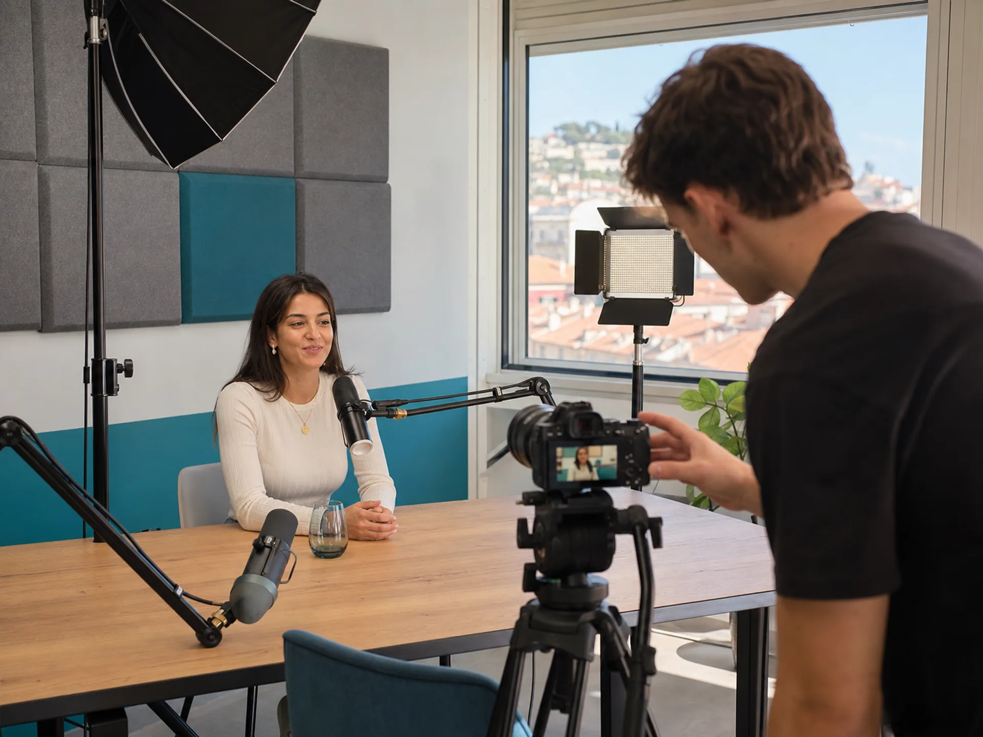 Backstage du tournage des témoignages étudiants AcadéNice